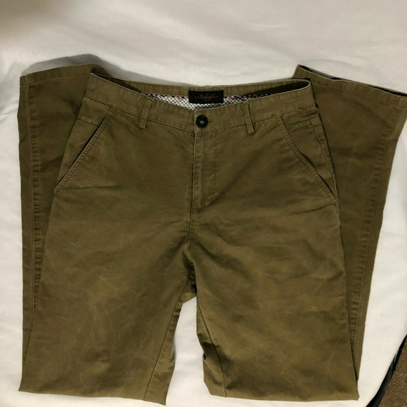 Giorgio Armani Chino Pant Stretch Brown Size 30 - Picture 3 of 8